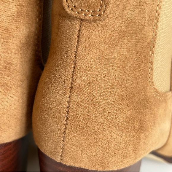 🍂J. Crew Factory Like New Women’s Microsuede Rory Boots. Size 7. Color: Walnut - Picture 8 of 13